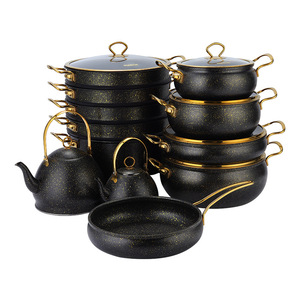 Juego de Ollas Antiadherentes de 24 Piezas con Vaporera de 30CM y Olla para Sopa de 20-30CM, Revestimiento Avanzado, Fácil de Limpiar, Venta al por Mayor - Product Image 6