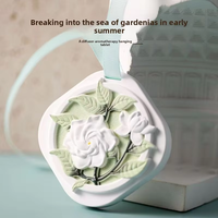Diffuseur d'air suspendu pour voiture et intérieur, en plâtre premium, parfum subtil de gardénia, éliminateur d'odeurs, pendentif d'aromathérapie
