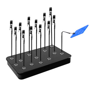 Base magnética para pinzas de pintura, 162x102x20mm, pinzas metálicas ajustables para pulverización, coloreado, secado, uso en laboratorio - Product Image 1