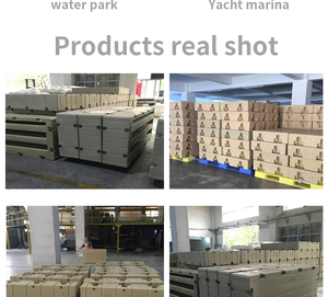 Plataforma <span class=keywords><strong>Flotante</strong></span> de PE Ecológica de Color Personalizado, Anticorrosiva, de Alta Capacidad de Carga, para Marina - Product Image 6