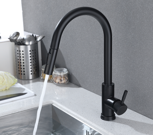 Tirare giù SUS304 della cucina del <span class=keywords><strong>sensore</strong></span> in acciaio inox nero due funzioni spruzzatore lavello della cucina di tocco <span class=keywords><strong>rubinetto</strong></span> del <span class=keywords><strong>sensore</strong></span> - Product Image 2
