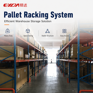 Système de rayonnage à palettes personnalisable pour charges lourdes, <span class=keywords><strong>stockage</strong></span> <span class=keywords><strong>logistique</strong></span> en entrepôt industriel, rayonnage à palettes pour centre de distribution - Product Image 2