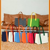 Sac à main en feutre personnalisé, différents styles, sac à main en feutre haut de gamme, sacs fourre-tout en feutre pour la publicité d'entreprise, idéal pour les cadeaux d'entreprise
