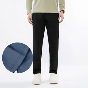 Wholesale Custom Track Casual Thick <b>Stacked</b> Sweat Gym Side Striped Unisex Trackpants <b>Jogger</b> - Product Image 2