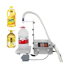 Máquina de llenado de gran caudal para subenvasado de líquidos, aceite comestible enlatado y salsa de ostras, semiautomática - Product Image 1