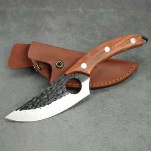 Couteau à désosser en acier inoxydable forgé à la main de 5,5 pouces, couteau de chef serbe pour la cuisine - Product Image 5