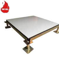 600x600x35 MM Surface HPLPVC tout acier antistatique sol PVC salle des machines ordinateur centre de données frais généraux plancher surélevé