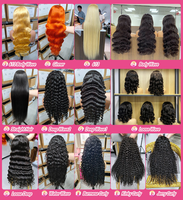 Pelucas de Cabello Humano con Frente de Encaje de 30 Pulgadas, Peluca de Cabello Humano con Encaje Completo HD 13x6 sin Pegamento, Cabello Virgen con Cutícula Alineada, Cabello Liso Natural
