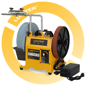 Luxter LX-SM10-400VSGBP chuyên nghiệp AC/DC dual-sử dụng 10-inch ướt và khô Sử dụng mài 400W dao mài benchtop máy - Product Image 1