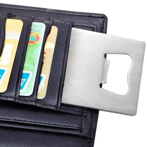 Ouvre-bouteille portable fin en acier inoxydable avec logo personnalisé pour événements extérieurs et cadeaux promotionnels - Product Image 4