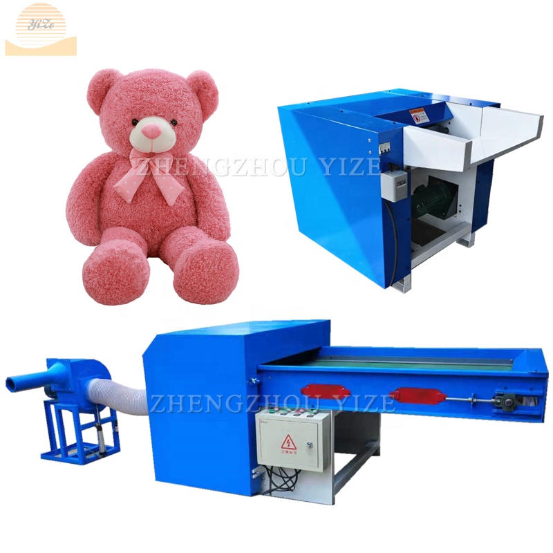 Автоматическая полиэстер тюков отверстия волокна Подушка начинка машина воздуходувки полиэстера делают их волокон наполнитель открывалка кардинг машина