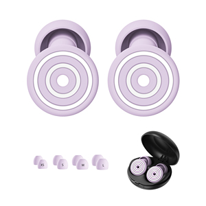 Bouchons d'oreilles personnalisés à double isolation phonique, réduction de bruit multi-niveaux, protection auditive, bouchons d'oreilles en silicone réutilisables pour dormir - Product Image 5