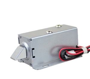 قفل فولاذية مقاومة للماء 0.8A قفل باب خزانة كهربائية صغيرة تحكم مغناطيسي قفل باب 10 أسطوانة لباب الرحلة لولبية - Product Image 2