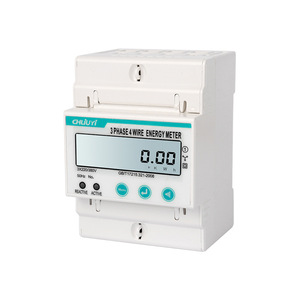 <b>Three</b> Phase Rail Mounted Electricity Meter 380V LCD Display Multifunctional Energy Meter With Anti Theft Function - Product Image 4