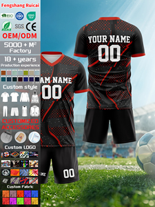 <span class=keywords><strong>Divisa</strong></span> da Calcio Personalizzata, Kit Completo per Squadre, Uniforme da Allenamento Retrò - Product Image 1