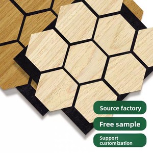 แผ่นดูดซับเสียงและกันเสียงแบบกริด พร้อมดีไซน์ลาย 45 NRC สำหรับตกแต่งผนังภายในและฉากหลัง KTV - Product Image 2