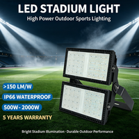 Projecteur LED haute puissance IP66 avec garantie de 5 ans, 4 modules, 2000W, pour terrains de football, diffusion en direct, stades de cricket