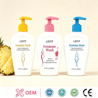Produits de soin Yoni en marque privée, lavage vaginal 200 ml, parfum naturel de rose, apaise, anti-démangeaisons, équilibre du pH, lavage féminin