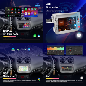 Podofo 1 Din 7 ''Android Car Radio Wireless CarPlay/Android Auto Electronics <span class=keywords><strong>GPS</strong></span> WIFI <span class=keywords><strong>Autoradio</strong></span> pour <span class=keywords><strong>Alfa</strong></span> Romeo <span class=keywords><strong>MITO</strong></span> 2008-2016 - Product Image 2