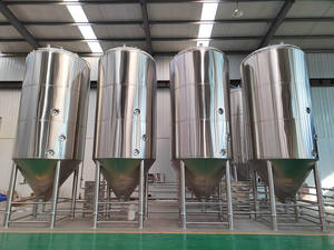 Tanque de Fermentación de Cerveza con <span class=keywords><strong>Doble</strong></span> Pared de Acero Inoxidable de 1000L, 2000L, 3000L con Boca de Inspección Lateral - Product Image 5