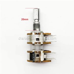 Hot bán b50k 12 pin 4-gang 20 mét có khía trục Carbon phim ROTARY chiết cho Hi-Fi âm thanh loa khuếch đại điều khiển âm lượng - Product Image 2