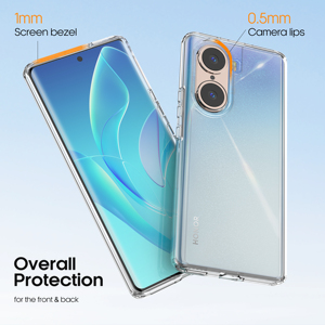 Soonleader Crystal Clear PC Anti Yellow TPU Housse de téléphone portable antichoc pour <span class=keywords><strong>Huawei</strong></span> Honor 60 pro - Product Image 5