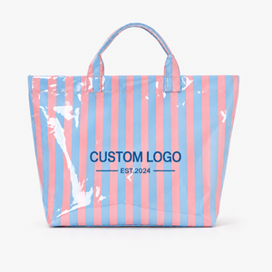 Bolsa de PVC impermeable al por mayor con logo impreso personalizado, bolsa de PVC de goma ecológica de gran capacidad para la playa - Product Image 3