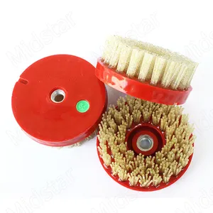 Grinding Brush Leather Effect Round Diamond Brush