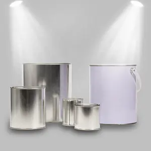 Lon Sơn Tròn Rỗng Tùy Chỉnh 50ml-5L Hộp Thiếc Sơn Có Nắp Đậy Kín - Product Image 1