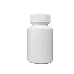 ขวดพลาสติก HDPE สีขาว ขนาด <span class=keywords><strong>150</strong></span> มล. สำหรับใส่ยาเม็ด อาหารเสริม ทรงกลม พร้อมฝาเกลียวแบบป้องกันเด็ก - Product Image 1