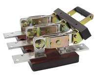 Interrupteur à couteaux à courant élevé de type ouvert HD13 HS13, double jet, double pôle, en résine, 6000A AC380V IEC 60947-3