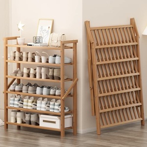Foldable, installation-free <b>shoe</b> rack suitable for home, doorway, rental, and dormitory use. Multi-layer <b>storage</b> rack. - Product Image 1