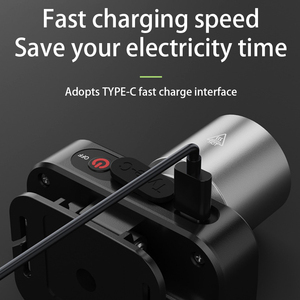 Lampe frontale <span class=keywords><strong>LED</strong></span> puissante et zoomable, étanche, rechargeable, avec batterie haute capacité et mise au point variable pour le <span class=keywords><strong>travail</strong></span> en extérieur - Product Image 5