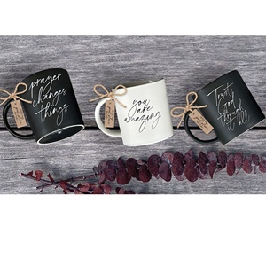 18oz bianco sei incredibile tazza tazza promozionale Eph. 3:19 citazione motivazionale - Product Image 2