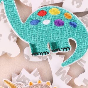 Nuevo Parche Bordado Autoadhesivo con Dibujos Animados de Dinosaurios para Decoración de Ropa Infantil - Product Image 6
