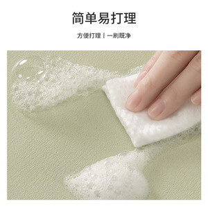 Tapis d'évier de cuisine rectangulaire en PVC, style crème, antidérapant et absorbant, pour robinet et comptoir de salle de bain - Product Image 4