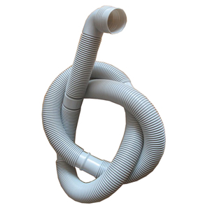 Kits d'extension de tuyau de vidange pour <span class=keywords><strong>lave</strong></span>-<span class=keywords><strong>linge</strong></span> avec sortie flexible ondulée et logo sérigraphié - Product Image 5