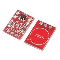 Module de capteur tactile TTP223 monocanal avec fonction de modification, kit de capteur à interrupteur capacitif à point de verrouillage automatique