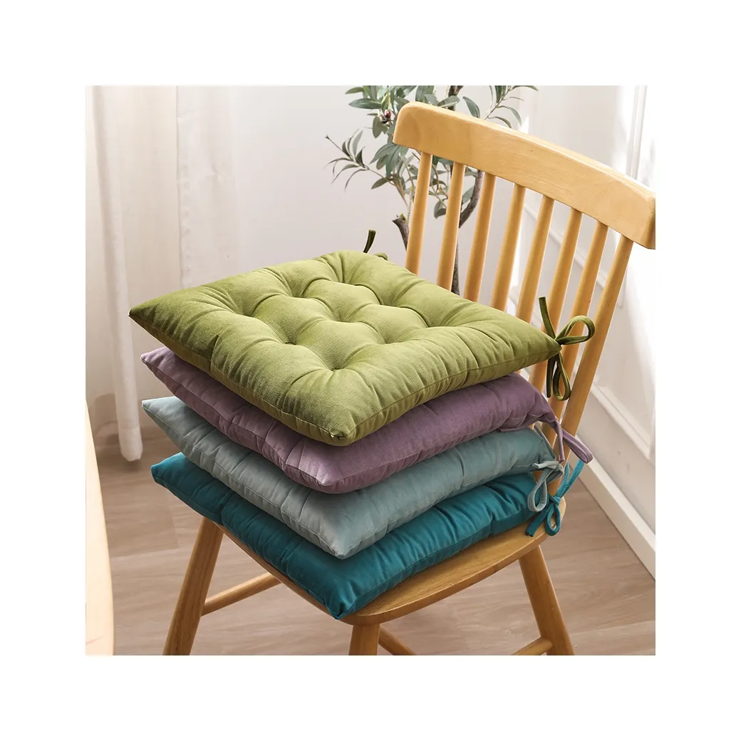 Manufacture Low Price Wholesale Soft Solid Color Chair Pad Seat Office Cushion Comfort Office Chair Seat Cushion