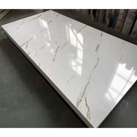 Panneau mural en PVC effet marbre de haute qualité, moderne, imperméable, résistant aux UV, texture naturelle, anti-décoloration, pour la décoration des villas et appartements, usage domestique