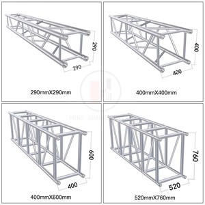 800*800mm lớn giá rẻ nhiệm vụ nặng nề nhôm sự kiện DJ giàn ánh sáng sân khấu giàn giàn hiển thị - Product Image 4