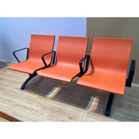 Mingle 3 sièges type aluminium chaise d'attente publique pour la gare ferroviaire d'hôpital d'aéroport