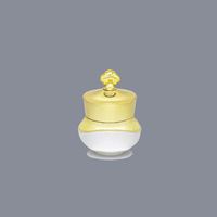 Mini pot de 5g prêt à être expédié, bouchon en plastique acrylique, vide, en stock, pot cosmétique pour crème, conteneur pour soins de la peau