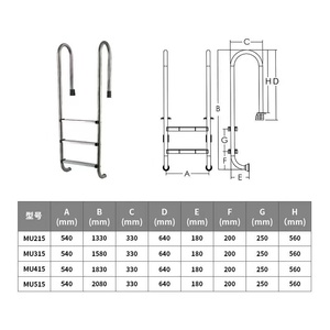 <span class=keywords><strong>Échelle</strong></span> <span class=keywords><strong>de</strong></span> <span class=keywords><strong>piscine</strong></span> universelle à <span class=keywords><strong>3</strong></span> <span class=keywords><strong>marches</strong></span> en acier inoxydable SS304/SS316, robuste, avec installation facile pour piscines hors sol, profondeur maximale 62,6 pouces - Product Image 6