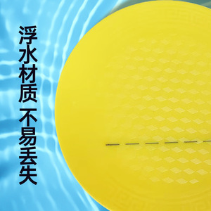 Plateau à appâts flottant avec crochet magnétique, boîte à appâts double couche, diamètre 18 cm, noir, pour la pêche - Product Image 5