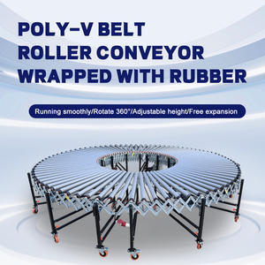 Trasportatori a rulli con guida curva automatica in acciaio inossidabile da 35mm per il caricamento di navi alla rinfusa trasportatori a rulli alimentati flessibili - Product Image 5