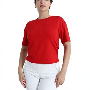เสื้อยืดผู้หญิงทรงหลวม แขนยาว มีกระเป๋าเสื้อ รุ่น Ever Glow Lined Pockets สไตล์ลำลอง ไซส์ใหญ่ คุณภาพสูง ระบายอากาศได้ดี เป็นมิตรต่อสิ่งแวดล้อม - Product Image 1