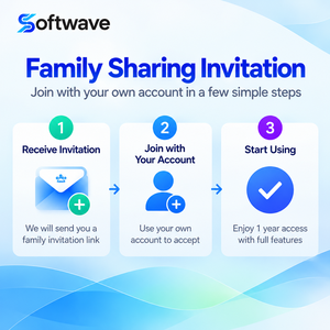 Assistance en ligne 24h/24 et 7j/7, invitation de partage familial 365 jours, 1 an d'espace de stockage cloud de 1 To, utilisez votre propre adresse e-mail, 5 appareils, livraison numérique mondiale - Product Image 5