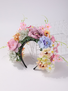 Directamente de fábrica Flores mexicanas Coronas Fiesta Diadema Otras flores Accesorios para el cabello - Product Image 6