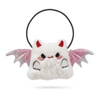 Pendentif Halloween Citrouille Chauve-souris pour Animaux de Compagnie, Accessoire de Collier pour Chat et Chien, Bavette en Tissu Dessin Animé pour Déguisement de Fête